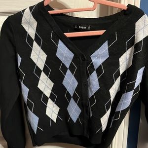 Shein Argyle Sweater